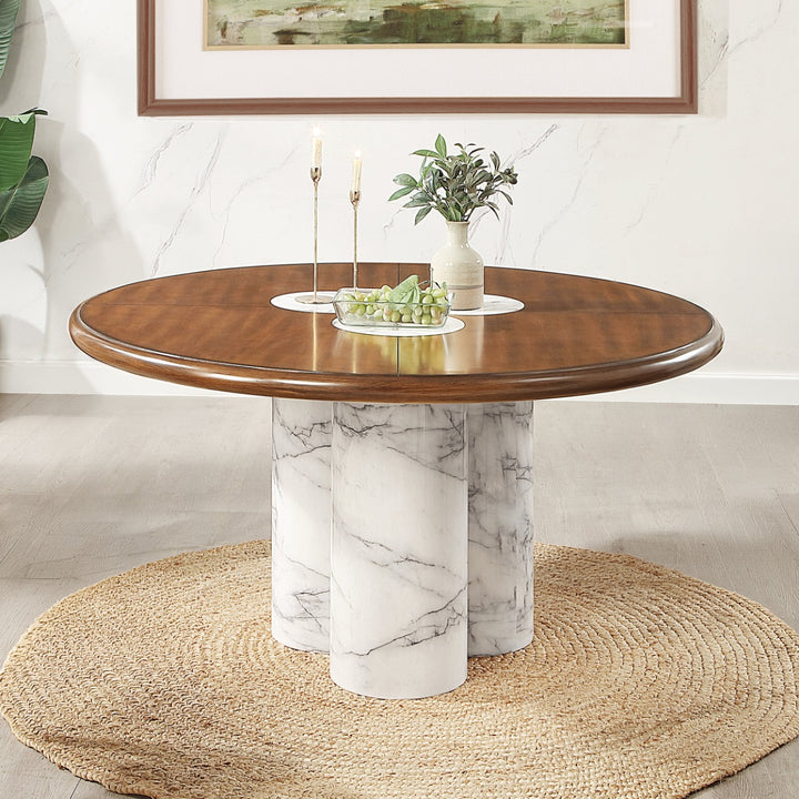 ACME Furniture Harvey Round Dining Table  DN06135