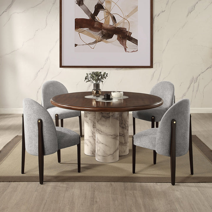 ACME Furniture Harvey Round Dining Table  DN06135