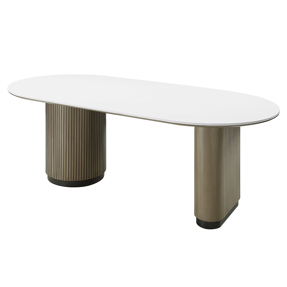 Clayten Dining Table with Engineered Top