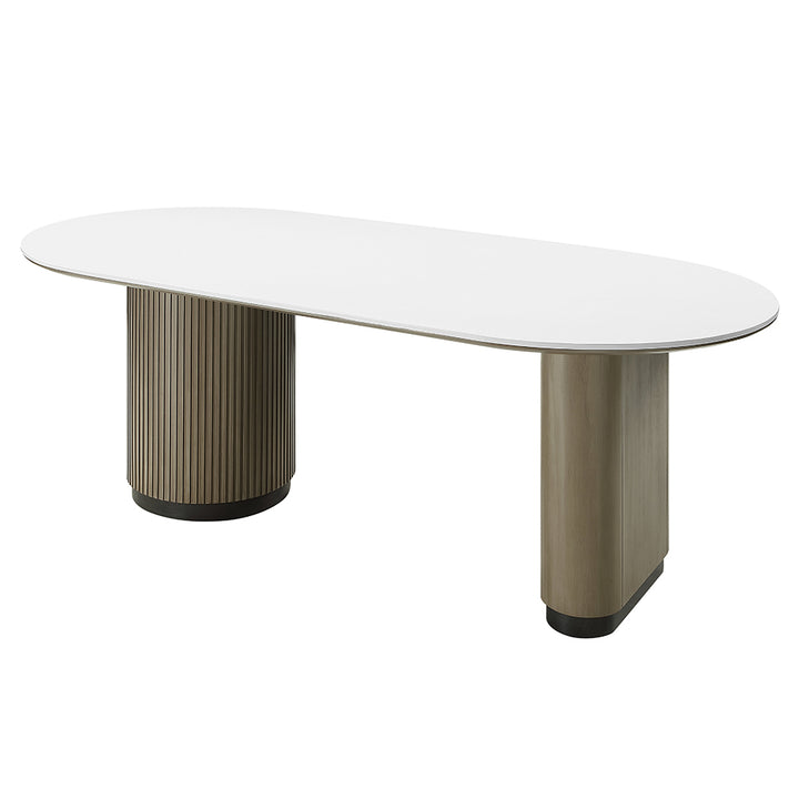 Clayten Dining Table with Engineered Top