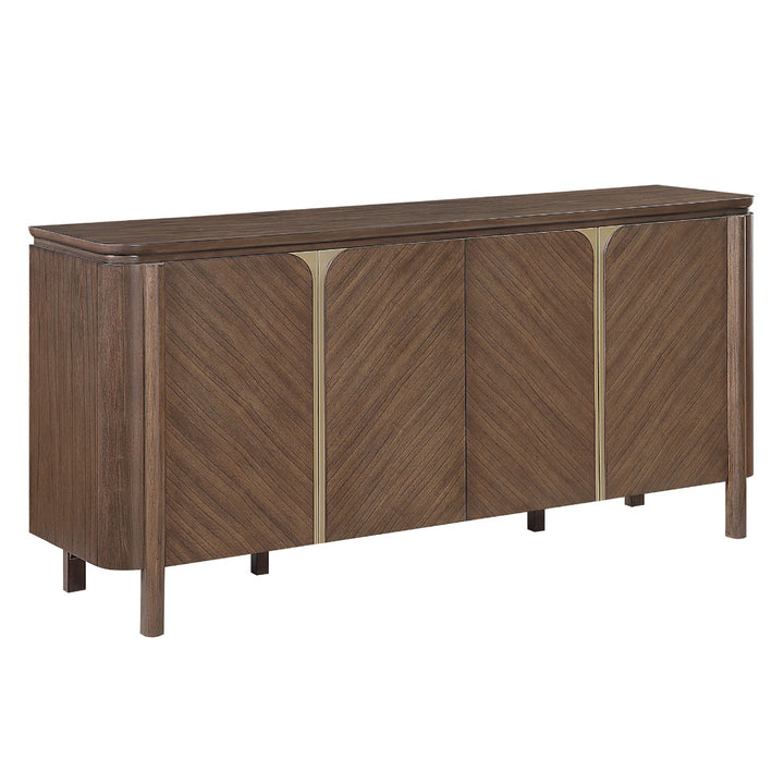 Ouida Server - Brown &amp; Gold
