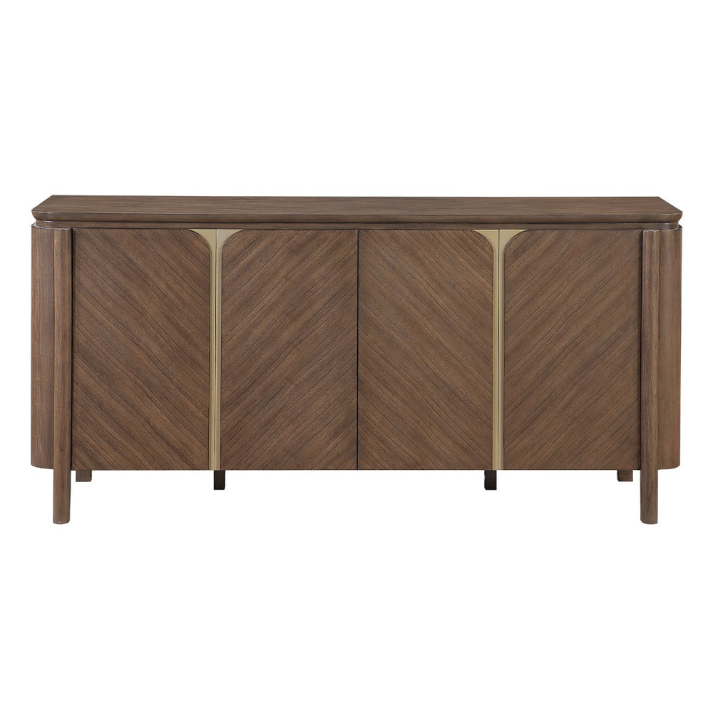 Ouida Server - Brown & Gold