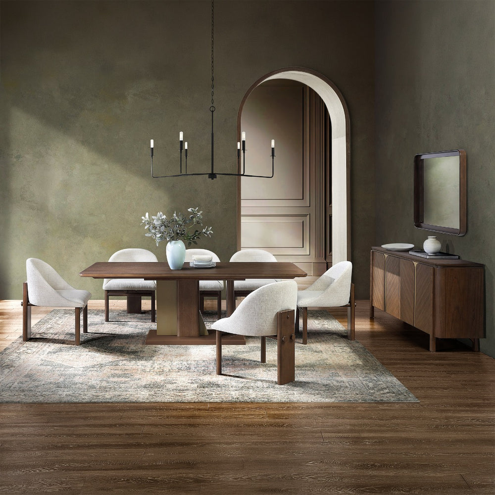 Ouida Server - Brown & Gold