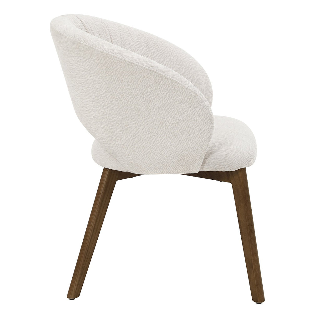 Eada Arm Chair (Set of 2) - Beige Chenille