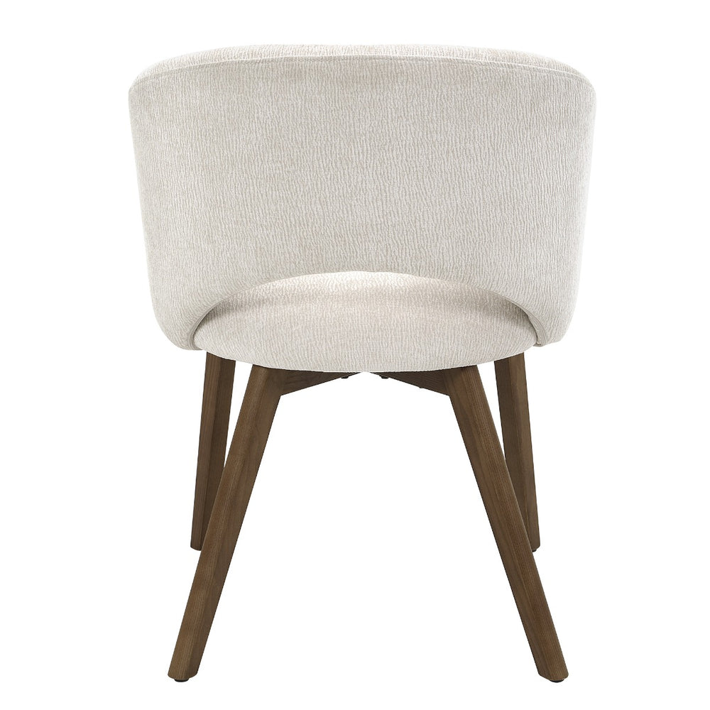 Eada Arm Chair (Set of 2) - Beige Chenille