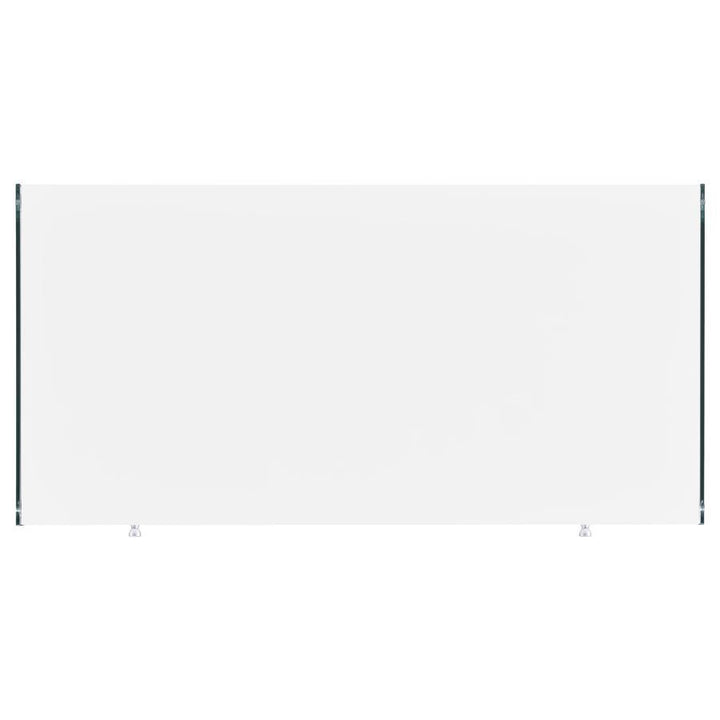 Dobrev - 2 - Drawer Writing Desk - White High Gloss Writing Desk modern furniture Contempo Furniture