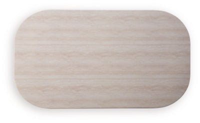 Dolan Creek Outdoor Coffee Table - Beige Coffee Table modern furniture Contempo Furniture