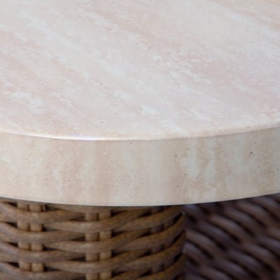 Dolan Creek Outdoor Coffee Table - Beige Coffee Table modern furniture Contempo Furniture