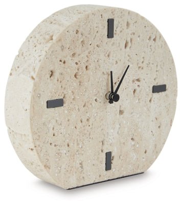 Donfordson Table Clock - Beige | Ashley Furniture