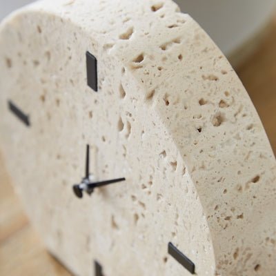 Donfordson Table Clock (Set of 2) - Beige Tabletop Clocks modern furniture Contempo Furniture