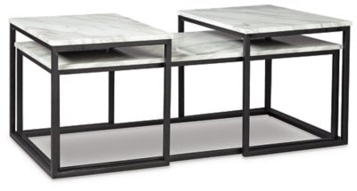 Donnesta Table (Set of 3) - Dark Gray Table Set modern furniture Contempo Furniture