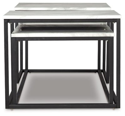 Donnesta Table (Set of 3) - Dark Gray Table Set modern furniture Contempo Furniture