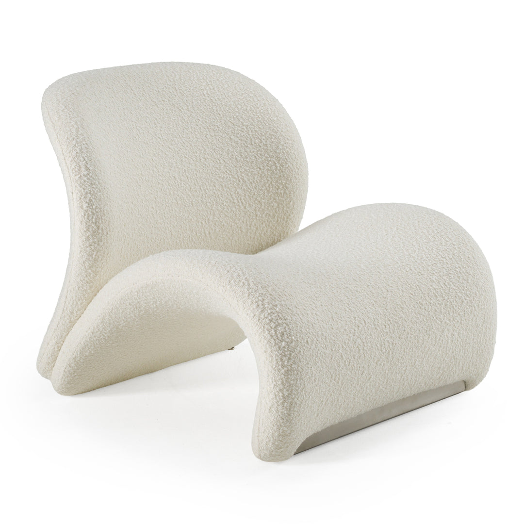 Donovan Modern Accent White Chair