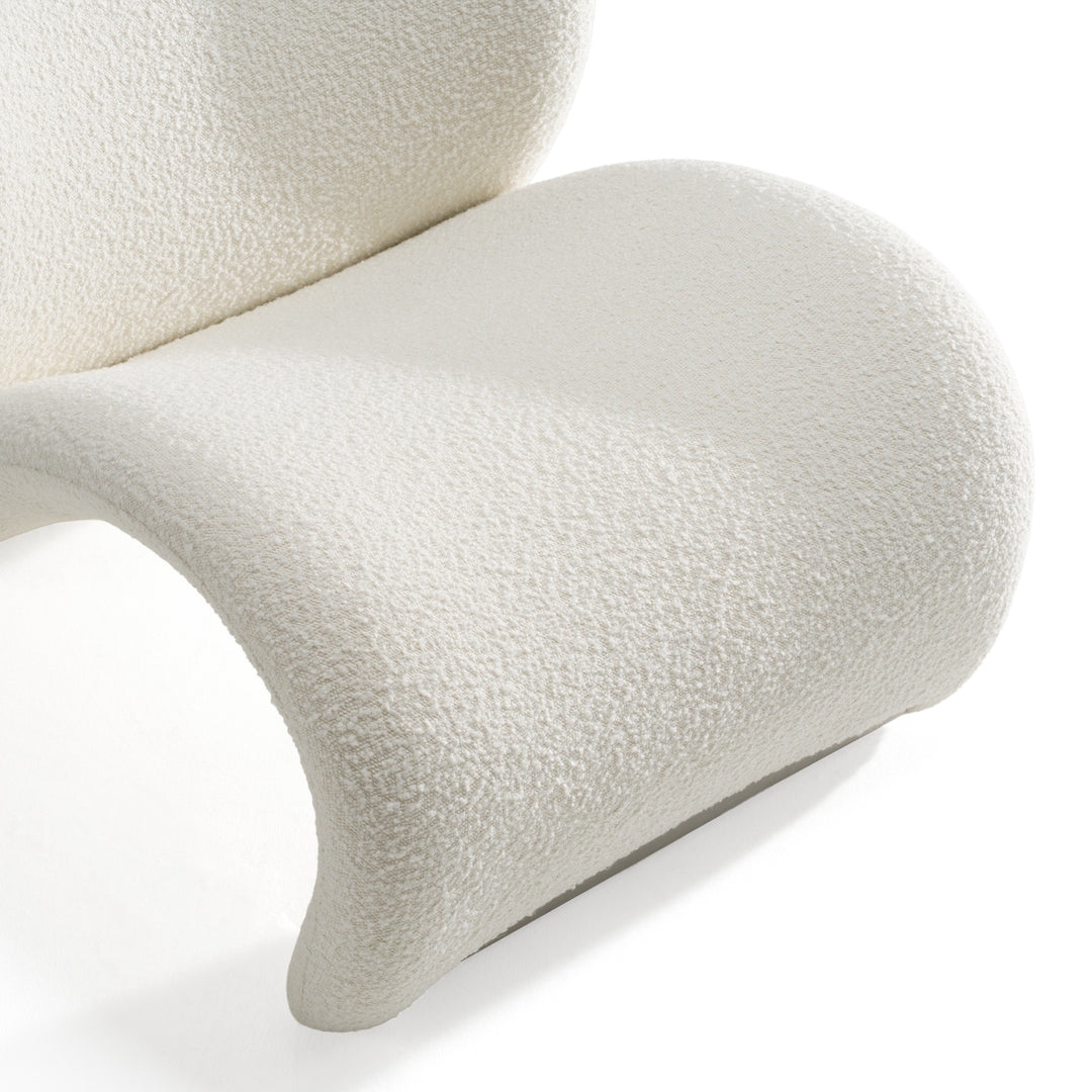 Donovan Modern Accent White Chair