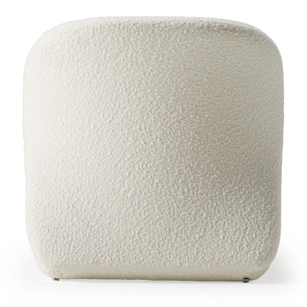 Donovan Modern Accent White Chair - View 6