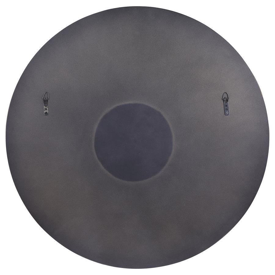 Dorinda - Round Kintsugi Style Wall Mirror - Gold Wall Mirror modern furniture Contempo Furniture