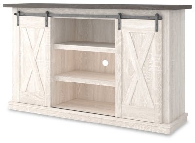 Dorrinson 54" TV Stand - White TV Stand modern furniture Contempo Furniture