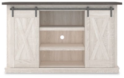 Dorrinson 54" TV Stand - White TV Stand modern furniture Contempo Furniture