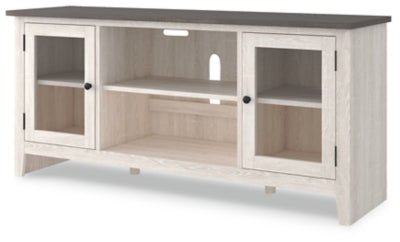 Dorrinson 60" TV Stand - White TV Stand modern furniture Contempo Furniture