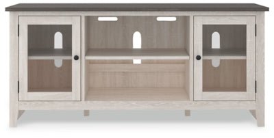 Dorrinson 60" TV Stand - White TV Stand modern furniture Contempo Furniture