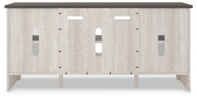 Dorrinson 60" TV Stand - White TV Stand modern furniture Contempo Furniture