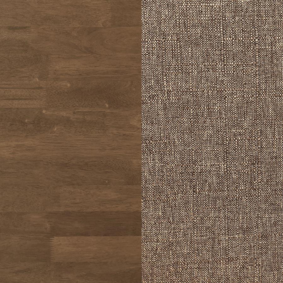 Dortch - Dining Side Chair (Set of 2) - Walnut And Brown Chair Set modern furniture Contempo Furniture