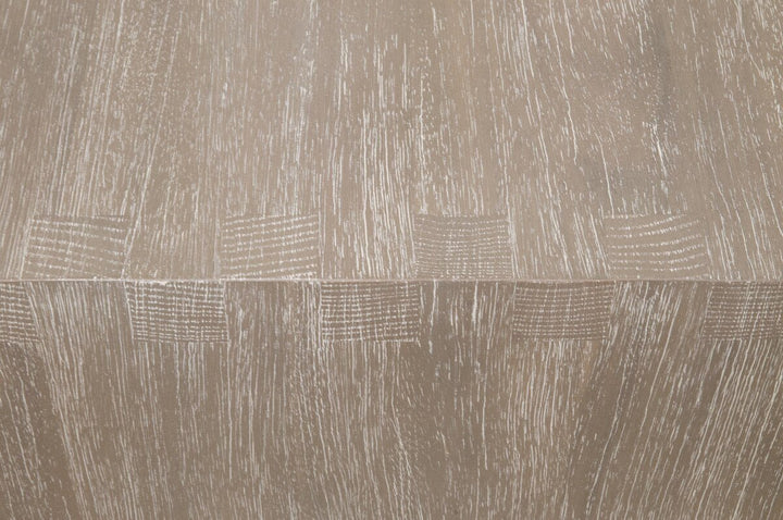 Dovetail Upholstered Coffee Table LiveSmart Gellar Linen, Natural Gray Acacia Coffee Table modern furniture Contempo Furniture