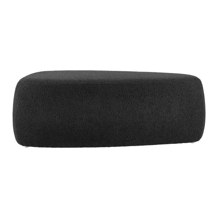 Carlese Boucle Big Ottoman - Palladian Charcoal - view 5