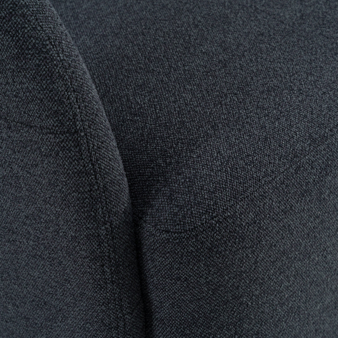 Dowsett - Modern Charcoal Fabric Swivel Accent Chair