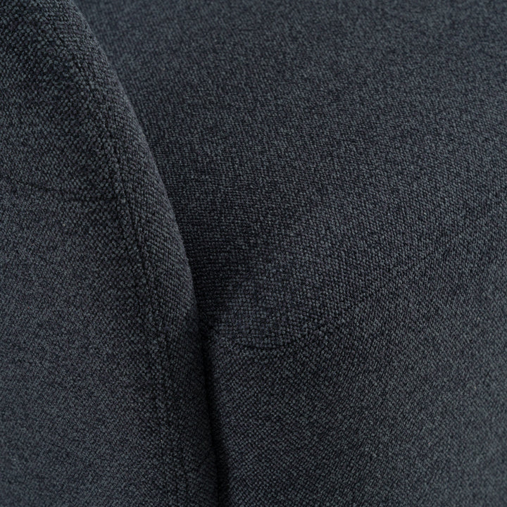 Dowsett - Modern Charcoal Fabric Swivel Accent Chair