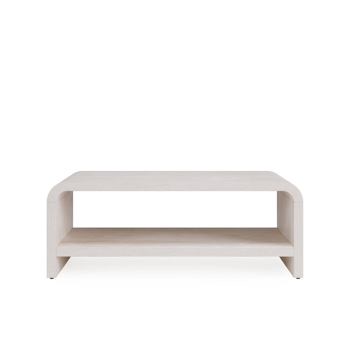 Drake Ash Wood Coffee Table in Sugar Coffee Table modern furniture Contempo Furniture