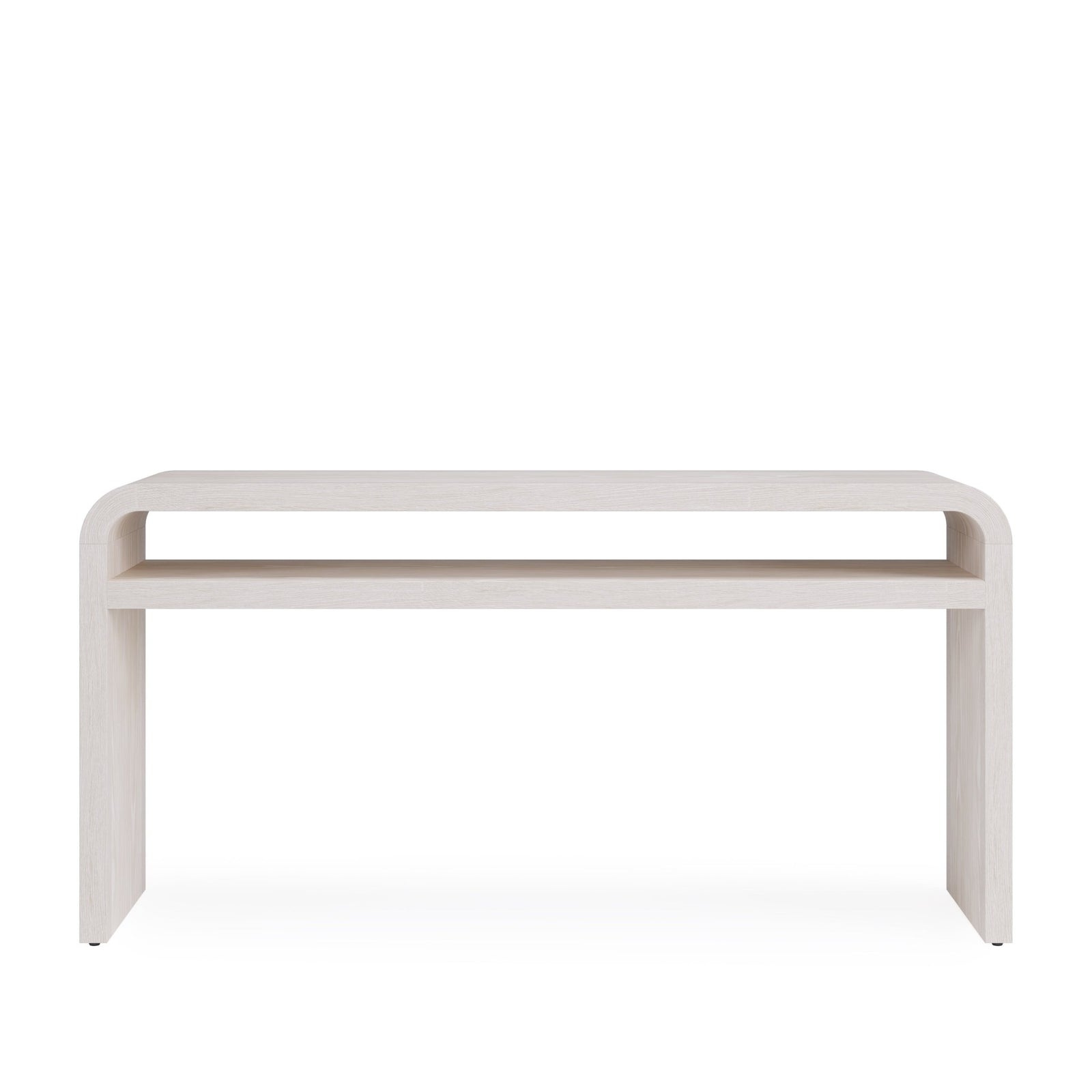 Drake Ash Wood Console Table in Sugar Console Table modern furniture Contempo Furniture