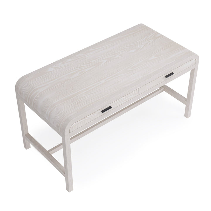 Drake Two Drawer Writing Desk in Sugar Desks modern furniture Contempo Furniture