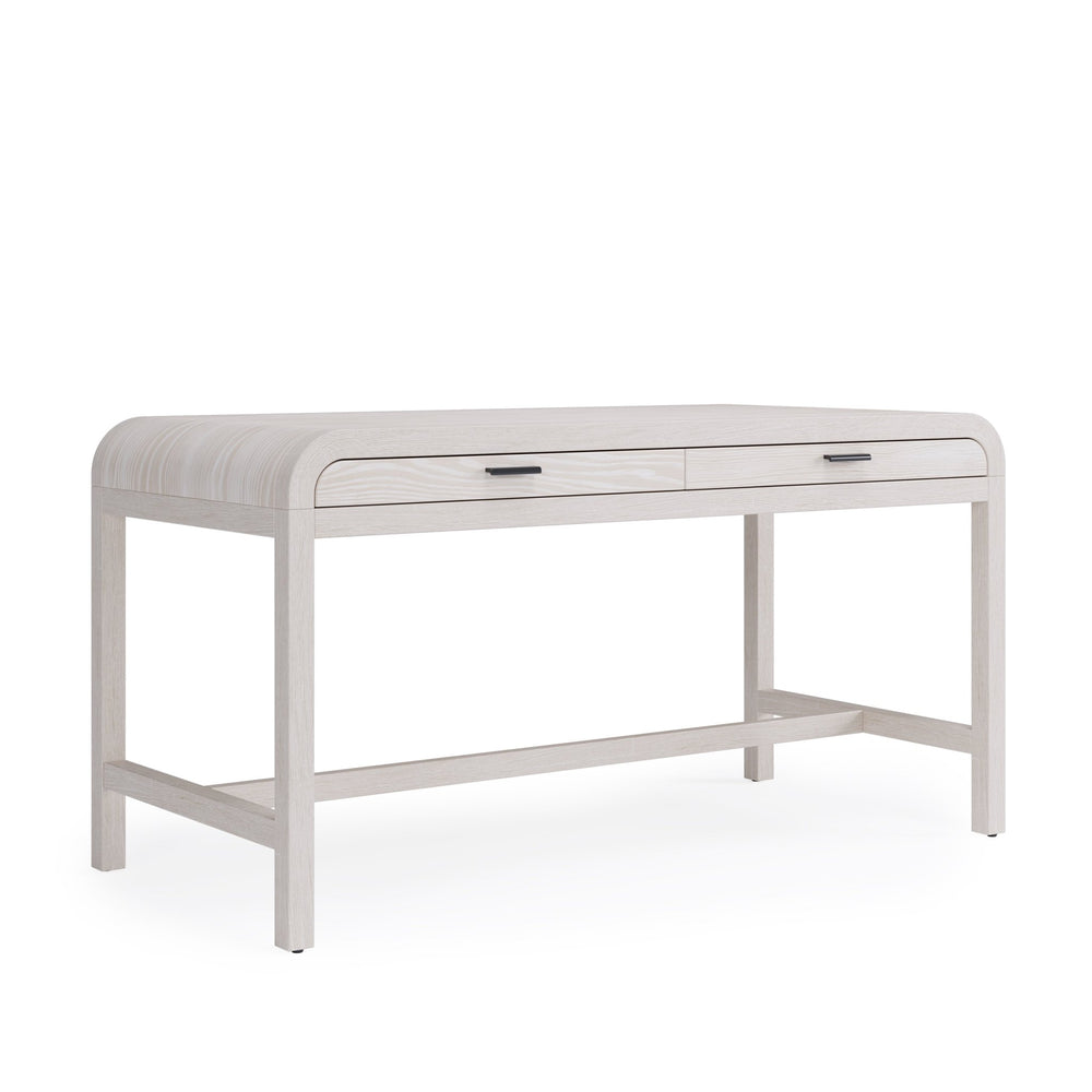 Drake Two Drawer Writing Desk in Sugar Desks modern furniture Contempo Furniture