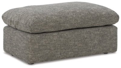 Dramatic Ottoman - Dark Gray Accent Ottoman modern furniture Contempo Furniture
