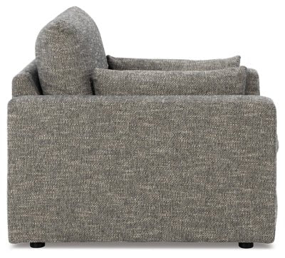 Dramatic Oversized Chair - Dark Gray Arm Chair modern furniture Contempo Furniture