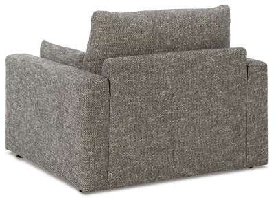 Dramatic Oversized Chair - Dark Gray Arm Chair modern furniture Contempo Furniture