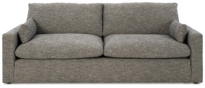 Dramatic Sofa - Dark Gray Stationary Sofa modern furniture Contempo Furniture