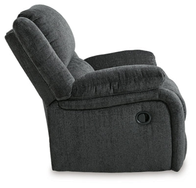 Draycoll Recliner - Dark Gray Rocker Chair modern furniture Contempo Furniture
