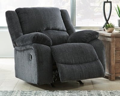 Draycoll Recliner - Dark Gray Rocker Chair modern furniture Contempo Furniture