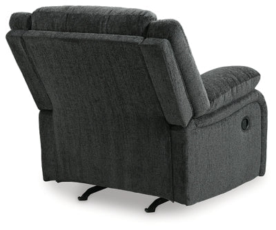Draycoll Recliner - Dark Gray Rocker Chair modern furniture Contempo Furniture