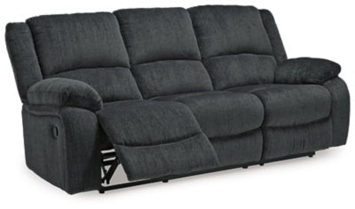 Draycoll Reclining Sofa - Dark Gray Reclining Sofa modern furniture Contempo Furniture