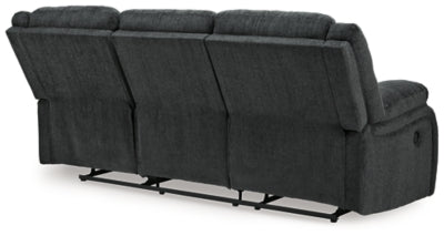 Draycoll Reclining Sofa - Dark Gray Reclining Sofa modern furniture Contempo Furniture