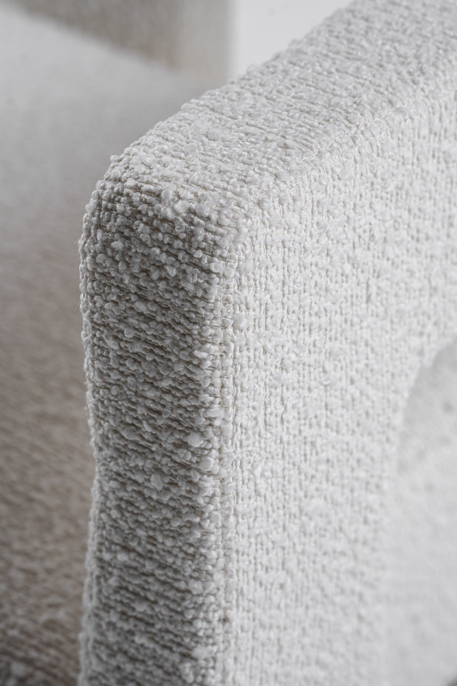 Drea - Modern White Fabric Dining Chair