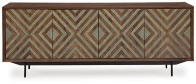 Dreggan Accent Cabinet - Dark Brown Accent Cabinet modern furniture Contempo Furniture