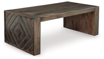 Dreggan Coffee Table - Dark Brown | Ashley Furniture