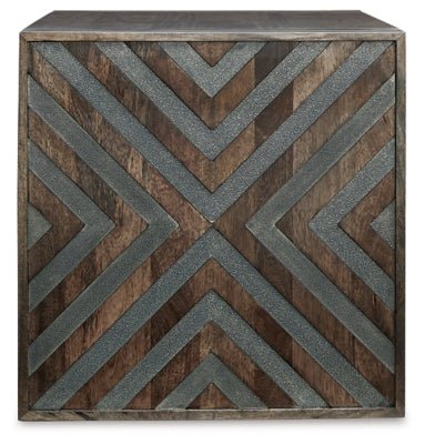 Dreggan End Table - Dark Brown End Table modern furniture Contempo Furniture