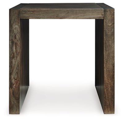 Dreggan End Table - Dark Brown End Table modern furniture Contempo Furniture