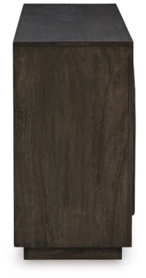 Dreley Accent Cabinet - Dark Brown Accent Cabinet modern furniture Contempo Furniture