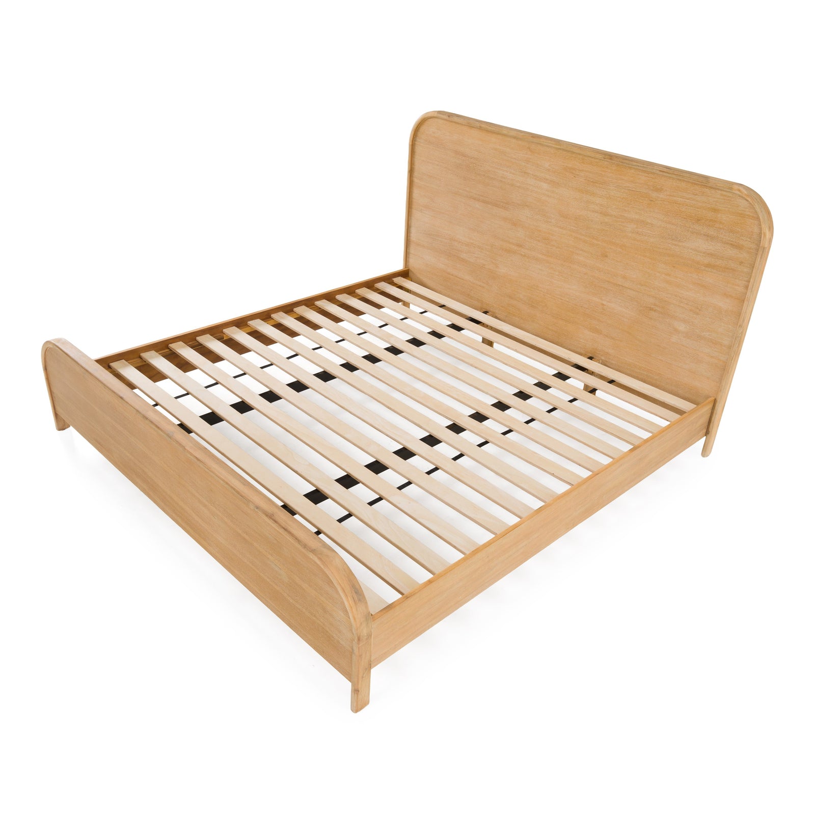 Dresden - Modern Natural Acacia Bed